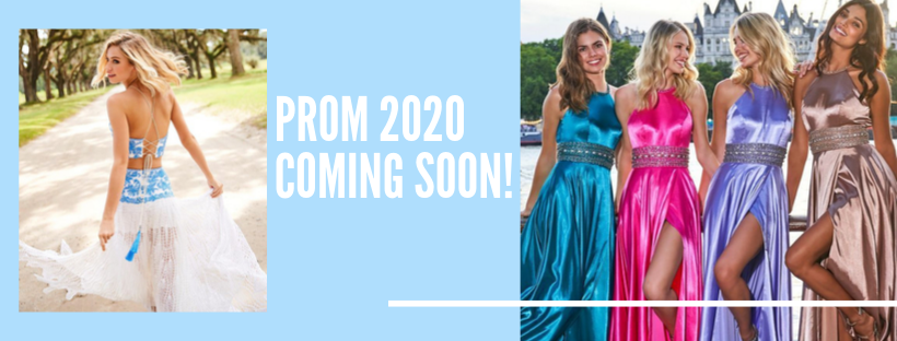 prom 2020 coming soon! | Blue by Atlas Bridal Shop
